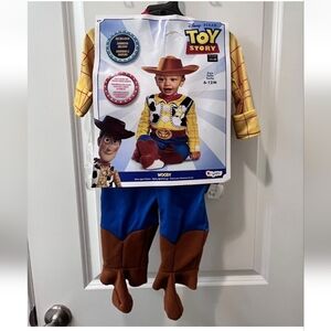 Disney Toy Story Woody Costume - Yellow, Blue, Brown